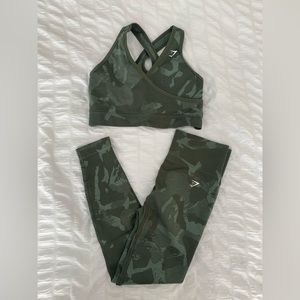 Gymshark sports bra and legging set